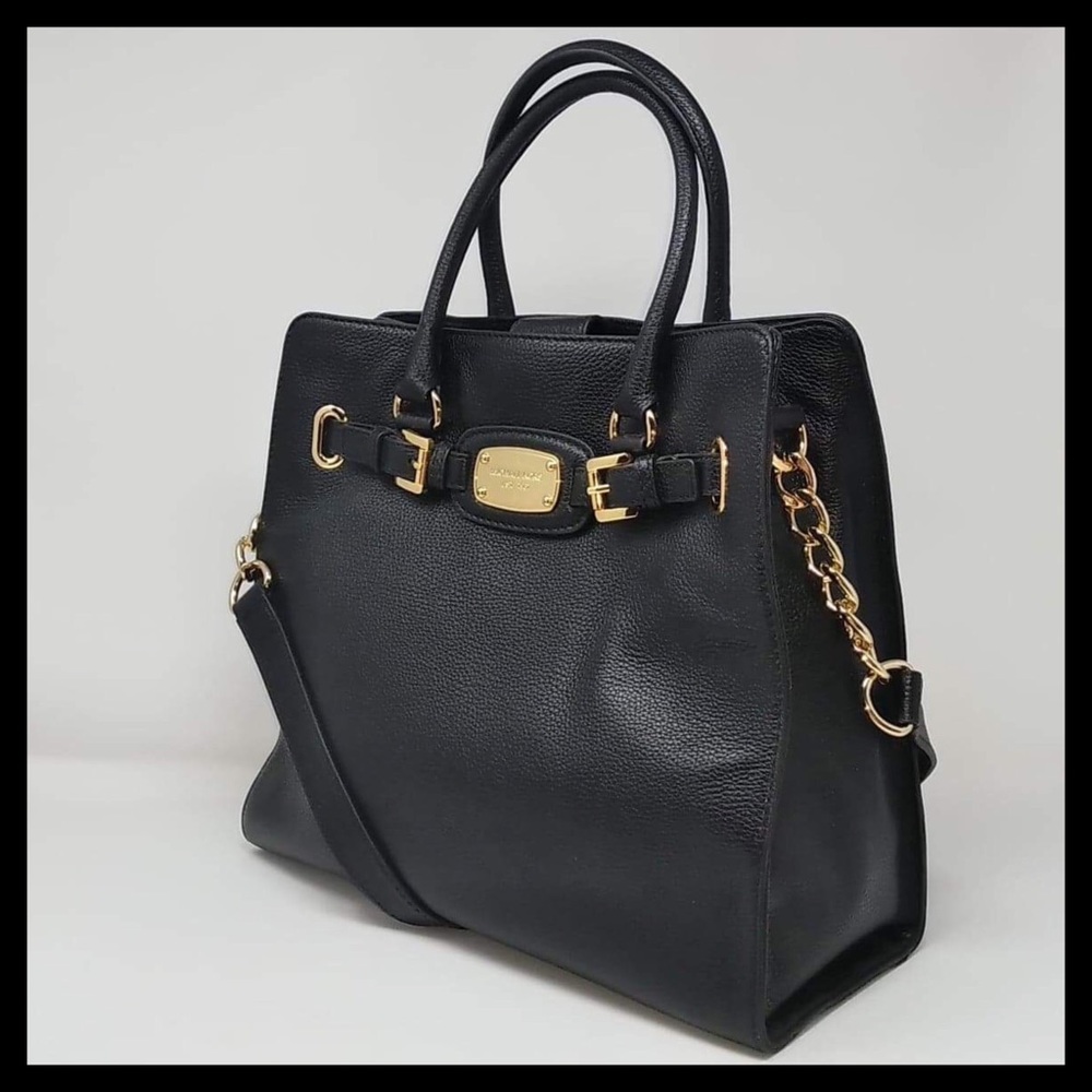 Michael Kors Hamilton Large NS Leather Tote Bag - Picture 5 of 14